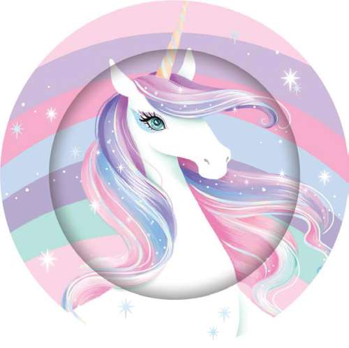 Unicorn Edible Icing Image - Click Image to Close